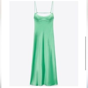 Zara Satin Effect Dress